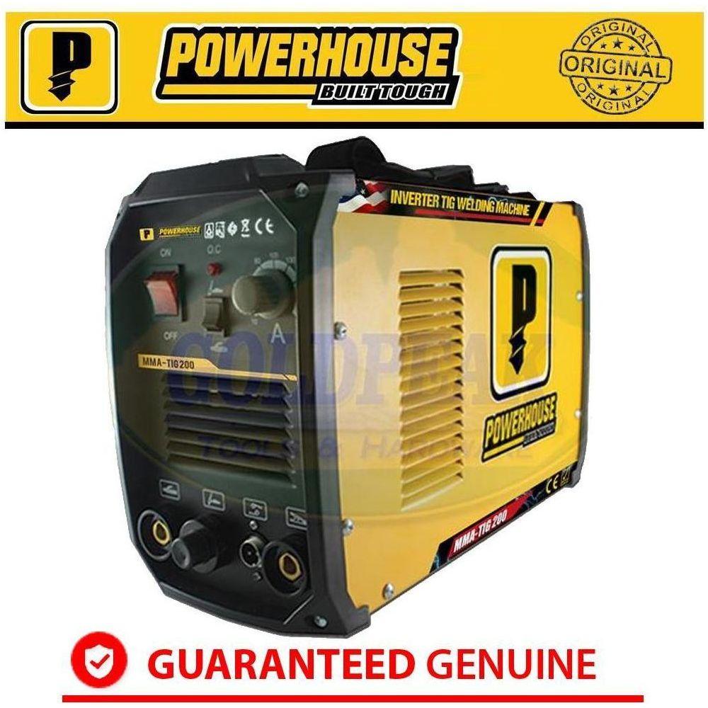 Powerhouse MMA-TIG200 2in1 TIG/MMA DC Inverter Welding Machine - Goldpeak Tools PH Powerhouse Powerhouse MMA-TIG200 2in1 TIG/MMA DC Inverter Welding Machine - Goldpeak Tools PH Powerhouse